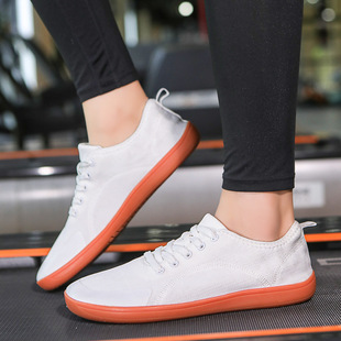 Cross-Border Wholesale Wide Last Shoes Barefoot Shoes for Couples Outdoor Soft Sole Wide Head Casual Sports Shoes Indoor Running Fitness Shoes