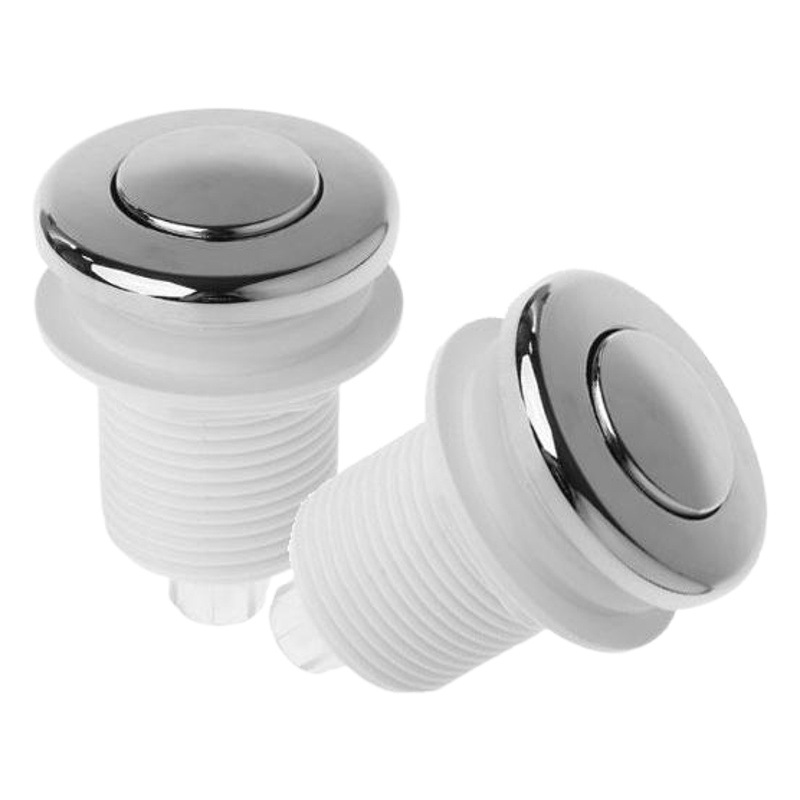 Procesador de basura accesorios impermeable neumático interruptor de presión de aire masaje bañera motor neumático botón de arranque