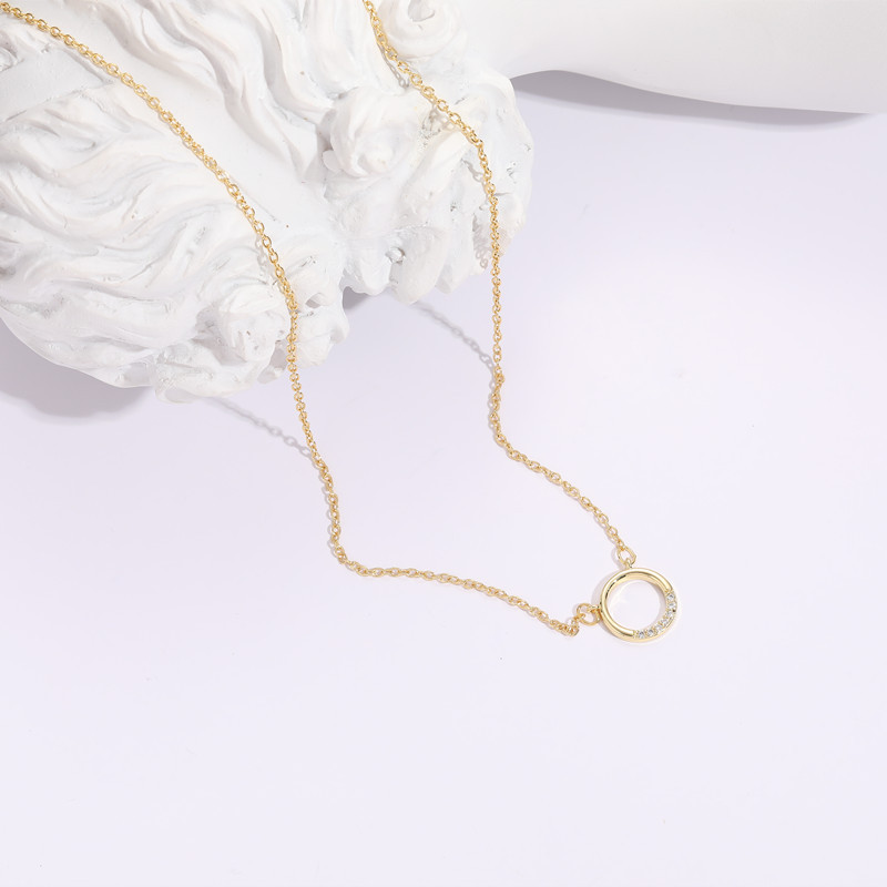 Simple Style Geometric Copper Necklace Metal Copper Necklaces