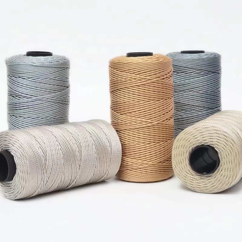 Hilo para Crochet de 3 Hebras de Nylon para Tejido a Mano
