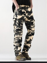 B 30295 Cargo Pants with Multiple Pockets ��ڴ���װ��