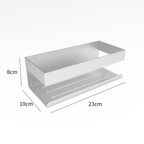 Wall-mounted bathroom storage rack stainless steel storage rack no punching bathroom storage rack bathroom bathroom basket