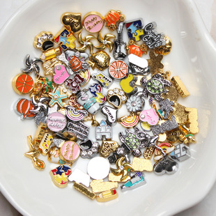 �W��DIY��л�Ͽ��ƷС���floating charms�R�����С���