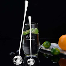 304不锈钢长柄搅拌勺冰勺泼油勺汤勺跨境餐具大号1010不锈钢勺子