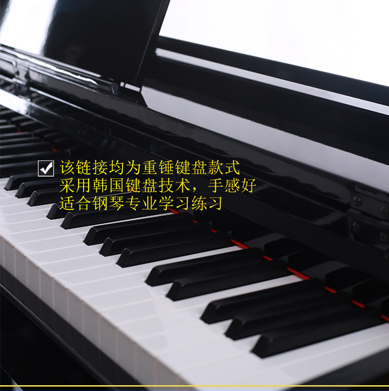 2022 fábrica al por mayor 88 martillo de peso clave piano eléctrico formación profesional enseñanza clasificación Aprendizaje rendimiento piano eléctrico electrónico