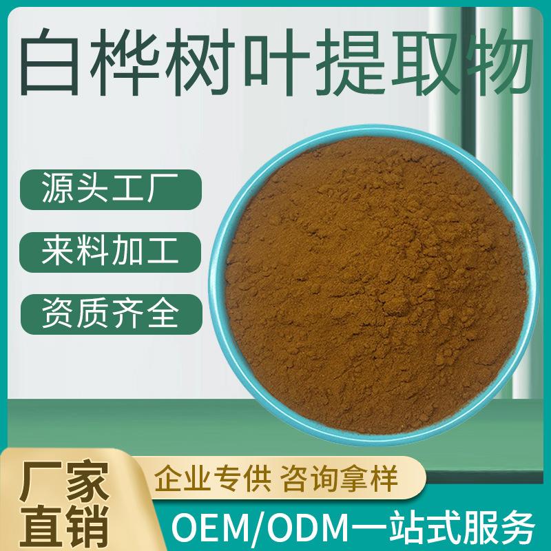 白桦树叶提取物 10:1 白桦树叶粉 桦树叶黄酮 桦树叶浓缩粉 现货