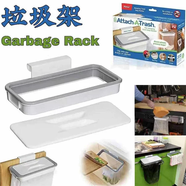 Garbage Bag Hanger Garbage Rack Hanging Storage Rack Garbage Bag Hanger Plastic Bag Holder Manufacturer Cross-Border Coding
