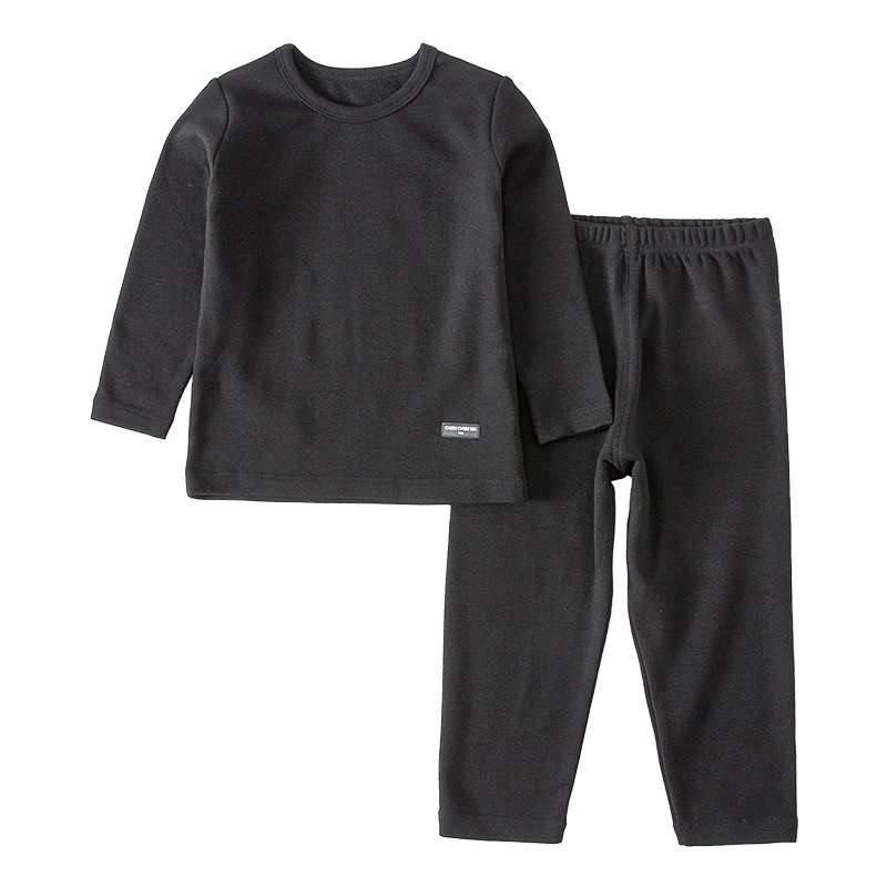 Conjunto de ropa interior para niños, ropa y pantalones de otoño, capa base de algodón para niños para primavera, otoño e invierno, ropa interior cálida para niños mayores y más pequeños.