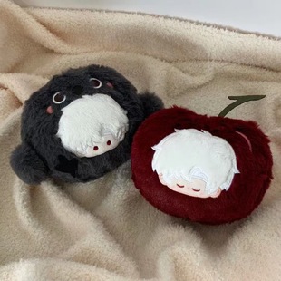 Qin Che Cherry Crow Head Pendant Plush Cute Mephistop Bag Pendant Deep Space Qin Che Fans Plush Doll