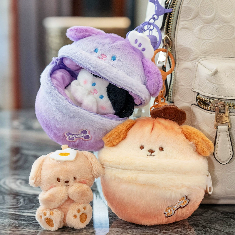 Милая крольчиха, кукла, подвеска, плюшевая игрушка, брелок, рюкзак, украшение, кот