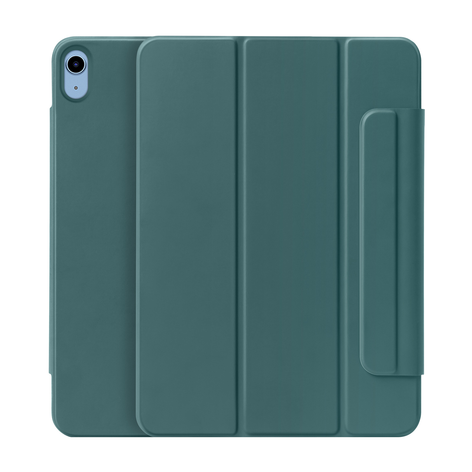 Aplicable para iPad Pro11 succión de doble cara clip iPad 10.9 simple cubierta plana de tres pliegues con cubierta de pluma al por mayor