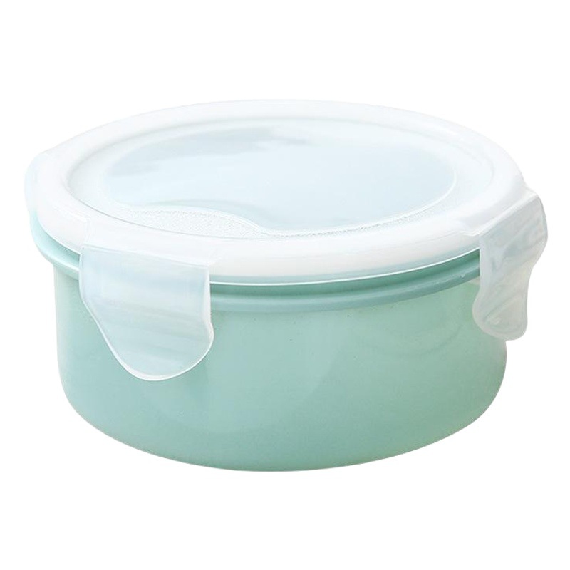 Ronda mini refrigerador crisper pequeña caja de almuerzo cocina Bento caja de plástico caja de almacenamiento rectangular Caja Sellada