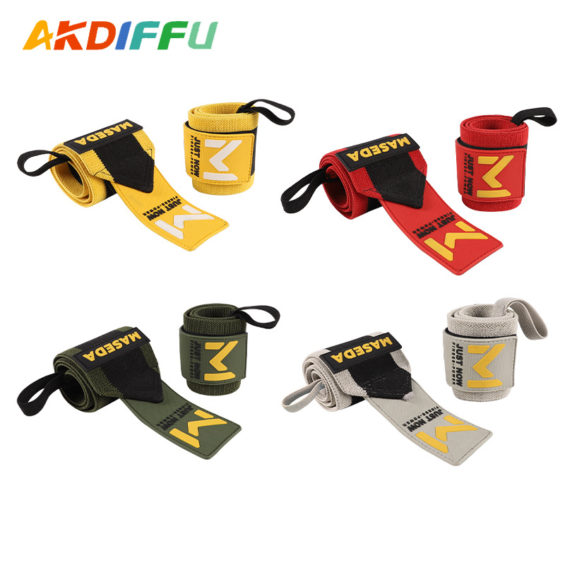 Soporte de muñeca de levantamiento de pesas Soporte de muñeca ajustable Soporte de fuerza para proteger la muñeca Soporte de muñeca para deportes de bádminton Soporte de muñeca con mancuernas