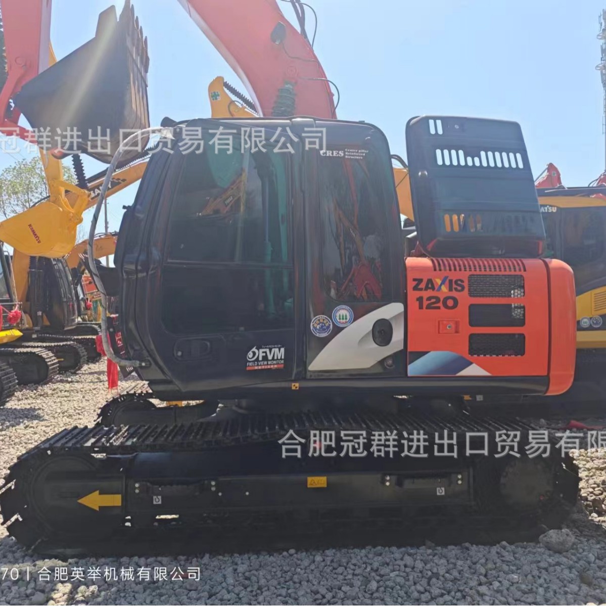 Hitachi ZAXIS120 60 70 excavadora de mediana y pequeña ventas directas de comercio exterior de Volvo