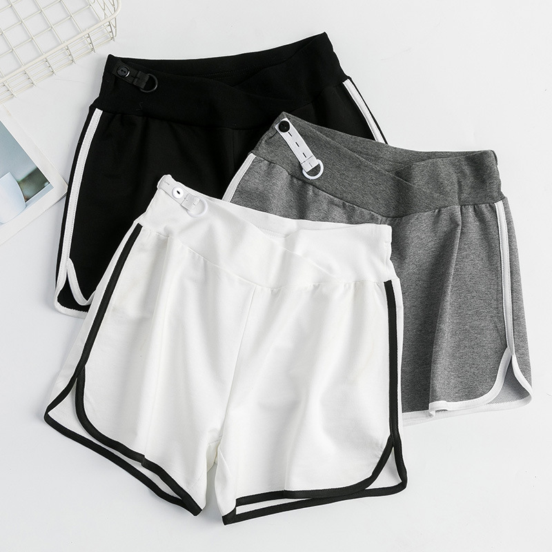 Real Shot Pregnant Women Summer New Low Waist Wide Leg Pants Shorts Outer Wear Casual Shorts Pants Leggings Pajama Pants Real Shot Pregnant Women Summer New Low Waist Wide Leg Pants Shorts Outer Wear Casual Shorts Pants Leggings Pajama Pants