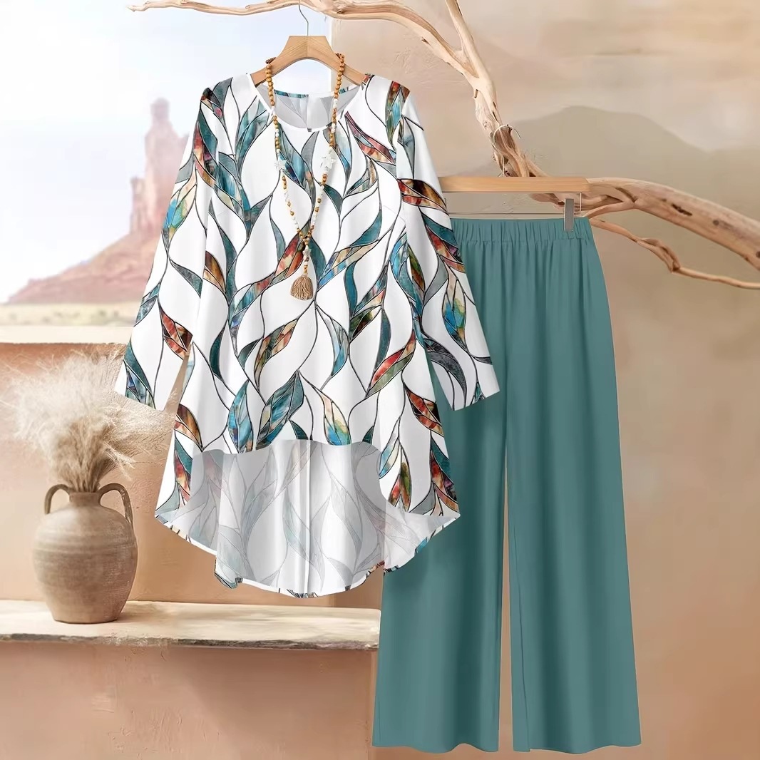 Cross-border Plus-size Standard Sizing Suitable For And , Various Printed Loose-fitting Women's Casual_voghion.com
