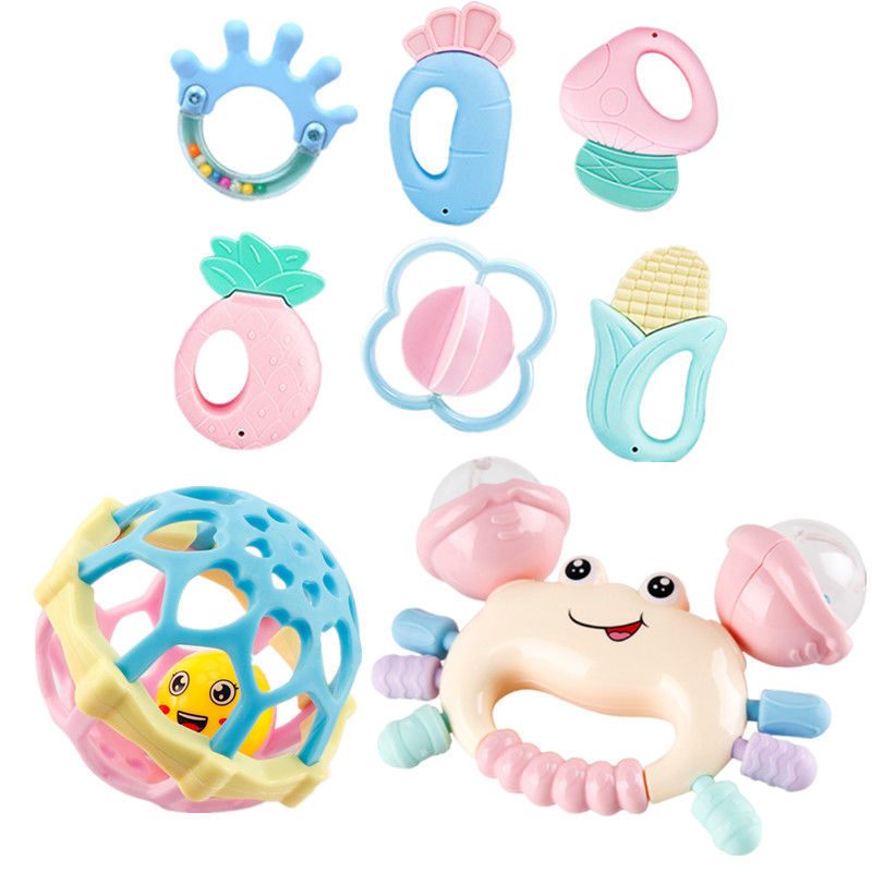 Juguetes para bebés mordedor Educativo Educación Temprana 0 a 3 meses 6 bebé 1 año bebé recién nacido niños y niñas sonajero de mano