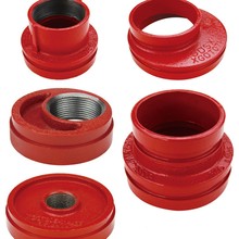 圣鑫中潍圣诺外贸fm ul沟槽变径大小头同心异径管偏心螺纹异径管