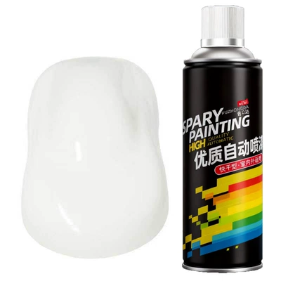Automatic Spray Paint, Hand-Operated Spray Avtomobil boyası - 40-white-450mlbottle-spray-paint