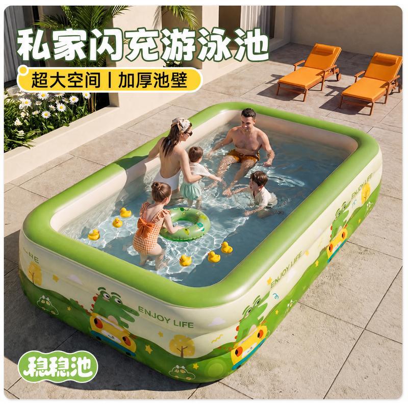Cross-Border Swimming Pool, Large Thickened Inflatable Swimming Pool for Adults, Baby Pool, Family Outdoor Water Pool, Wholesale Cross-Border Swimming Pool, Large Thickened Inflatable Swimming Pool for Adults, Baby Pool, Family Outdoor Water Pool, Wholesale