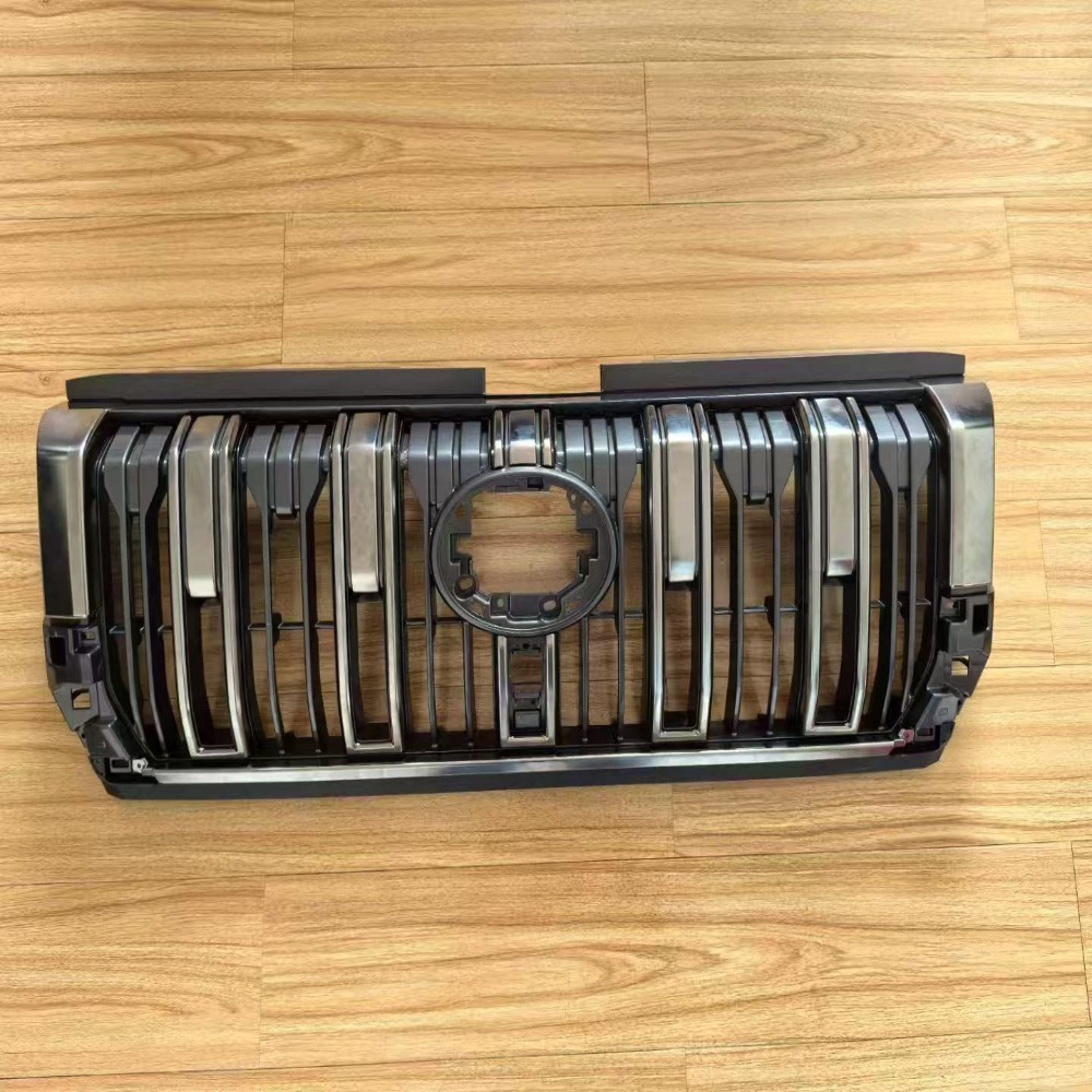 Suitable for 24 Models of Prado Lc250 Wx Modified to Vx Front Bumper Low Lift Modified Bull Head Grille