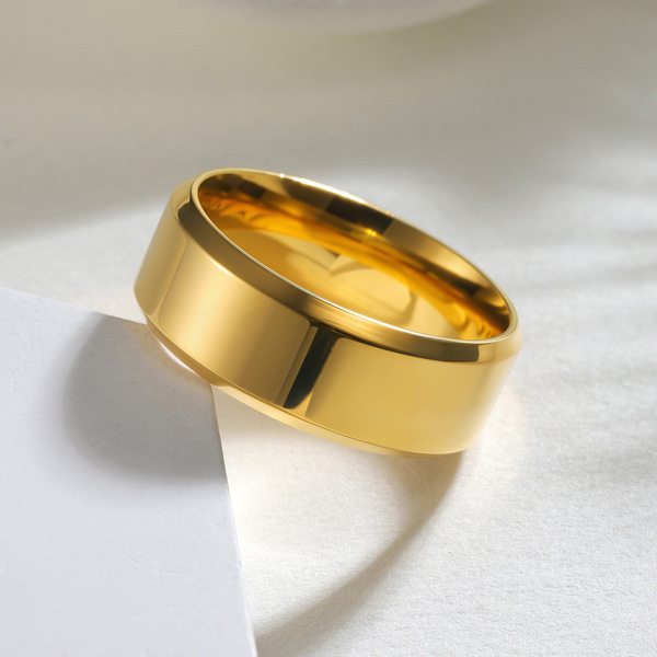 classic glossy ring stainless steel