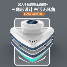 擦玻璃神器高楼双面调磁单层双层三层中空家用清洁工具刮水窗器