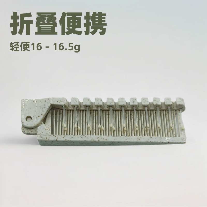 Складная соломенная портативная расческа двойного назначения для макияжа, дорожная расческа, соломенная расческа, женская расческа для прямых волос, экологически чистая массажная расческа для домашних животных