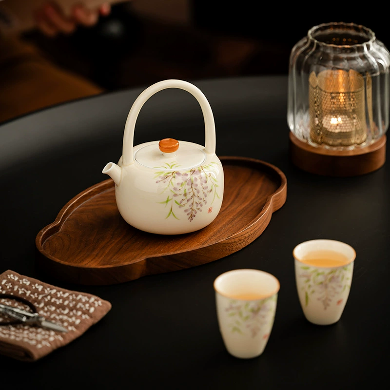 Ceramic teapot, tea cup, high quality tea set, hand painting