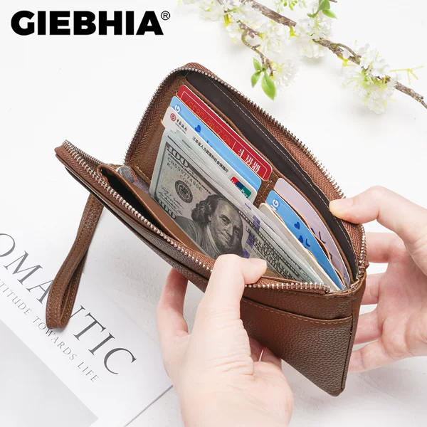Fashion Women's Long Ultra-Thin Zipper Wallet Hand Bag Card Holder Pu Women's Coin Purse Japanese and Korean Wallet