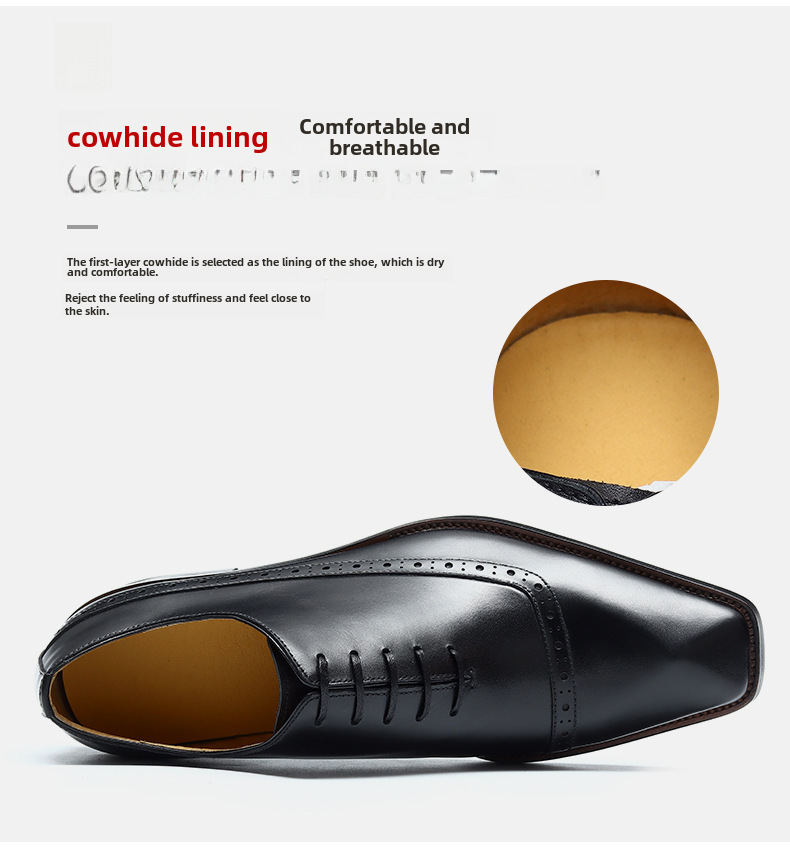 Cross-border E-Commerce Foreign Trade Leather Shoes men's Leather British Brock Carved Business Dress Oxford Shoes men shoe_vogvips.com
