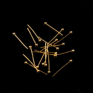 0.6mm color retention round needle copper ball needle 100/bag diy handmade copper beaded jewelry accessories material