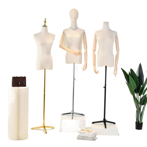 Korean-style clothing store mannequin props female half-body women's clothing window display mannequin clothing rack wedding dress mannequin stand