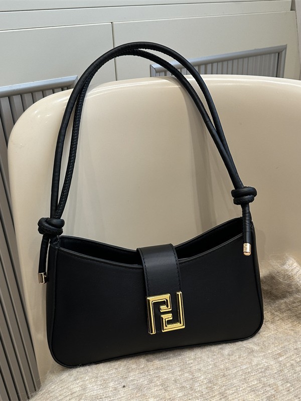 Bolso popular de textura francesa, bolso de luna nueva de estilo occidental, femenino 2024, nuevo bolso diagonal portátil de nicho francés de color sólido de moda