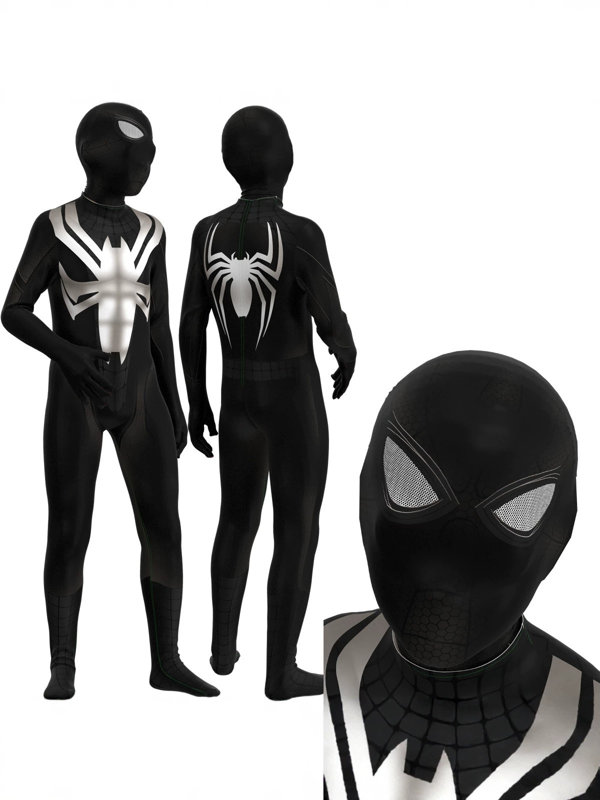 Mono de Cosplay para Niños Spider-Man 2 de Poliéster para Halloween y Fiestas image 1