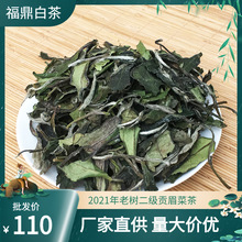 福鼎白茶贡眉2021年菜茶 蜜香型二级贡眉一斤装 源头福鼎白茶