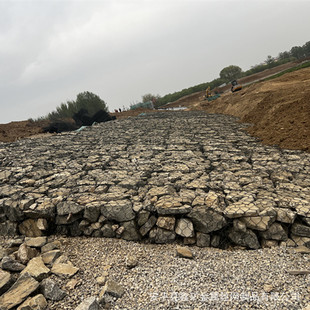 Lead Wire Gabion Net Box Factory Plastic-Coated Gabion Cage for River Water Conservancy Restoration Galvanized Hexagonal Mesh Roll for Slope Protection
