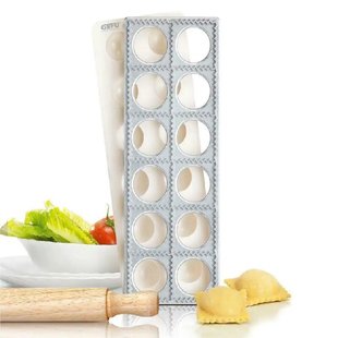 Cross-border Dumpling Mold Italian Dumpling Mold 12-hole Dumpling Mold Aluminum Alloy Dumpling Mold Kitchen Gadget