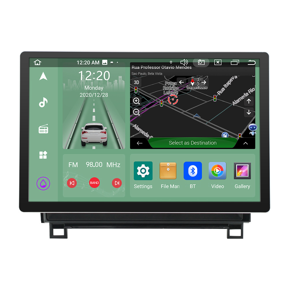 Adecuado para 13,3 pulgadas Toyota Tantu Sequoia 2 + 32 4 + 64 CarPlay coche Android navegación todo-en una máquina