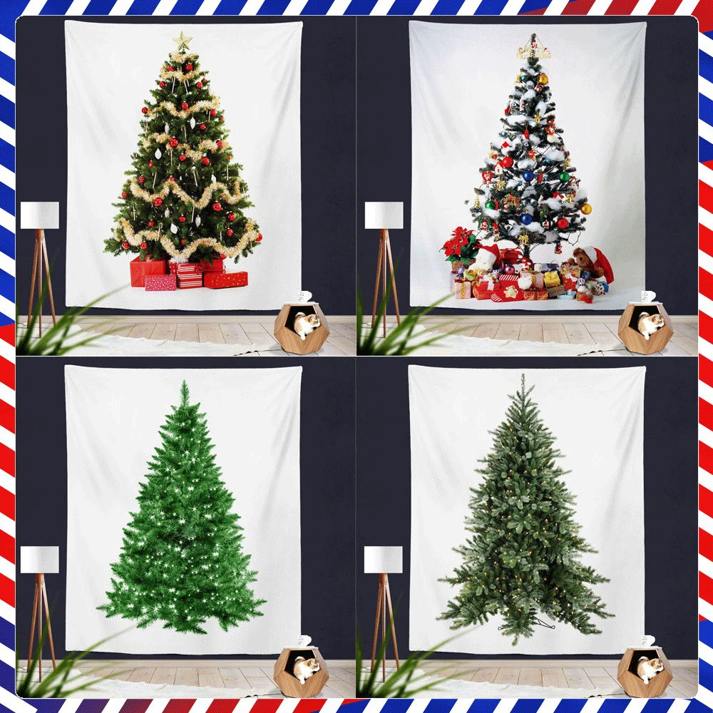 Внешняя торговля комната Рождественская елка Гобелен украшение стены спальни фон ткань можно зафиксировать висит узор ткани