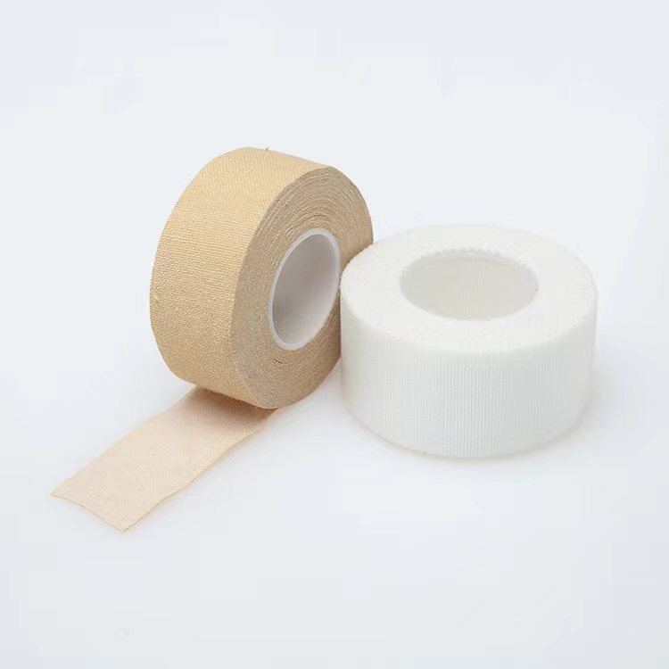 医用胶带白色棉布胶布氧化锌胶带压敏胶胶布包扎固定胶布批发