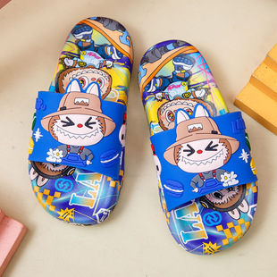 Summer new children's slippers cartoon boy indoor baby beach sandals outdoor bathroom children home wholesale