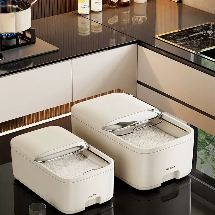 装米桶家用防虫防潮密封食品级大米收纳盒厨房米缸面粉储存罐