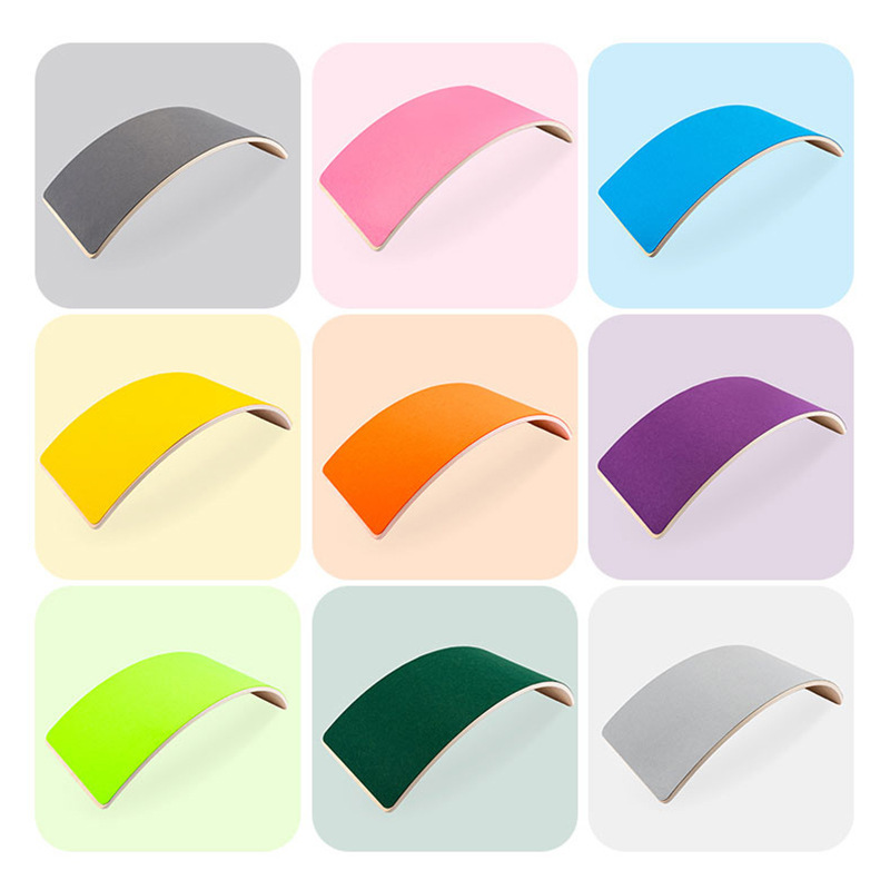 Weiweihu Children's Board de equilibrio de entrenamiento de integración sensorial de madera Coordinación mano-ojo Ejercicio de jardín de infantes Yoga Baby Smart Board