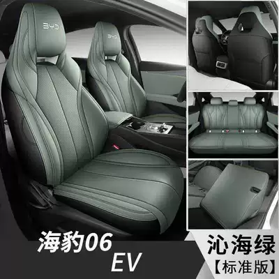 BYD Seal 06EV Special Seat Covers, All-Season Universal Full-Coverage Perforated Breathable Car Seat Cushions and Seat Covers (Modelə uyğun (Original) oturacaq örtükləri) - sea-green-standard-edition-note-the-model-year