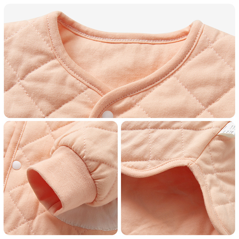 Bebé abrigo otoño y el invierno de los niños fino acolchado engrosado Top niñas cardigan abrigo ropa abrigo los niños ropa invierno