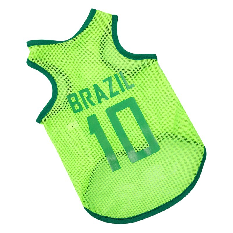 Ropa para perros verano Delgado transpirable Chaleco de malla grande Teddy VIP cachorro gato ropa para mascotas entrega de una pieza