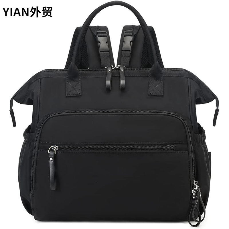 New Baby Diaper Handbag Waterproof Backpack with Anti-theft Pocket Mummy Bag Children Folding Stroller Storage Bag