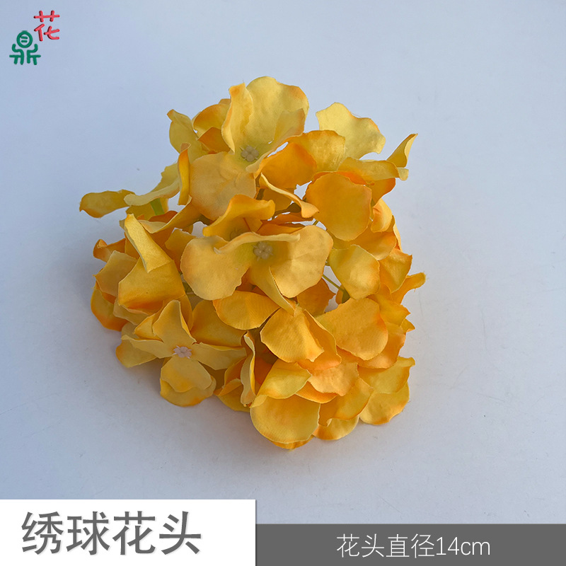 53 수국 머리 YY 라이트 오렌지