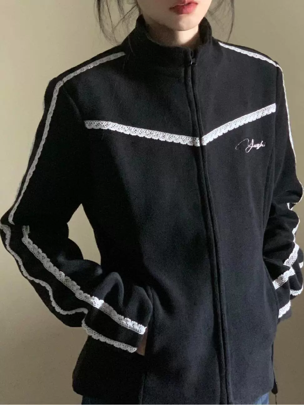 Кружевной ретро-демисезонный пиджак, американский стиль, slim fit